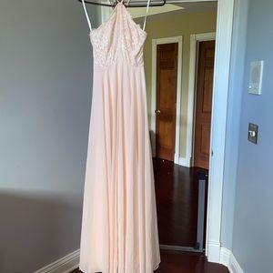 Lulus light pink gown
